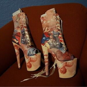 Holier Than Thou Open Toe - 8 INCH